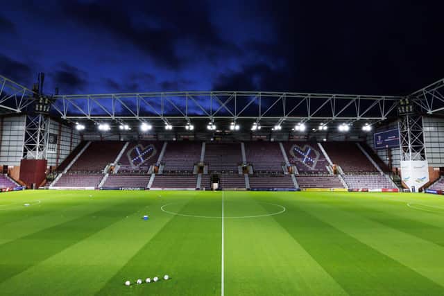 Hearts host Rangers at Tynecastle Park in the Scottish Premiership. (Photo by Mark Scates / SNS Group)