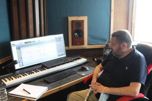 Ron Coleman at Wee Studio in Stornoway