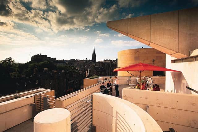 Tower Restaurant on top of the National Museum of Scotland in Chambers Street