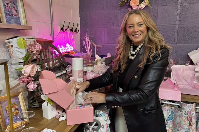Carol Jackson, owner of ELJ Drinks, which produces flavoured Scottish gin and rum.