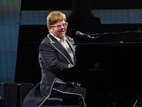 British musician Sir Elton John performs onstage during the "Farewell Yellow Brick Road The Final Tour" at the Alamodome in San Antonio, Texas. Picture: Suzanne Cordeiro/AFP via Getty Images