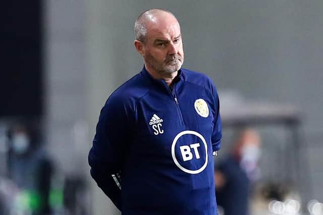 Scotland manager Steve Clarke has reacted to the World Cup 2022 qualification draw. (Photo by Seffi Magriso / SNS Group)