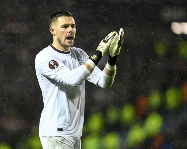 Rangers goalkeeper Jack Butland is reportedly attracting interest from clubs in England. (Photo by Rob Casey / SNS Group)