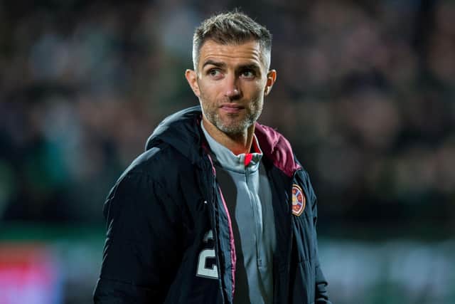 Aaron Hughes ended his playing days with Hearts.