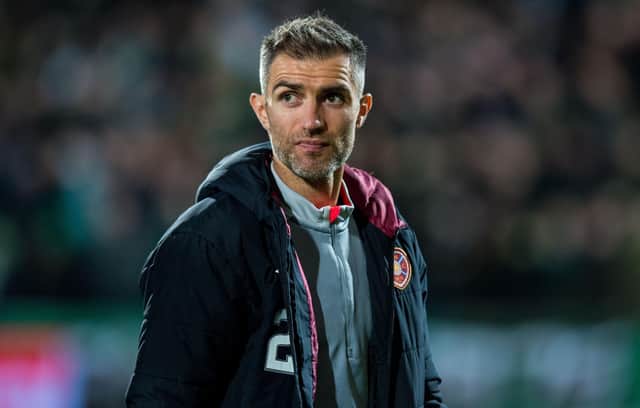 Aaron Hughes ended his playing days with Hearts.