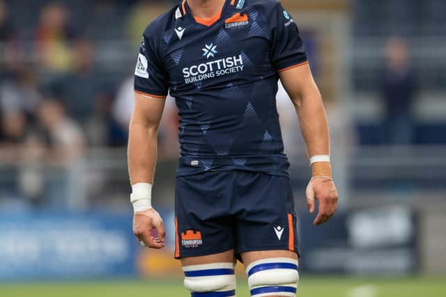 Jamie Ritchie made his comeback against London Scottish after a long injury lay-off, playing the first 30 minutes. (Photo by Ross Parker / SNS Group)