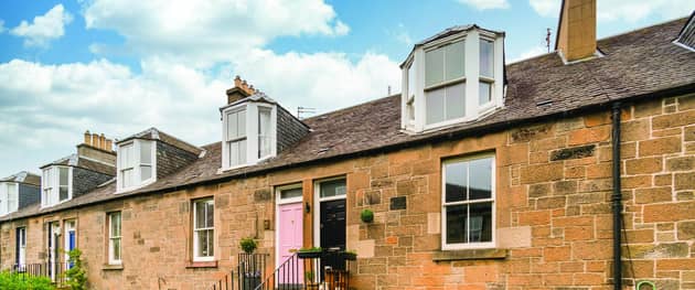 The two-level property has the enviable benefit of a private garden space