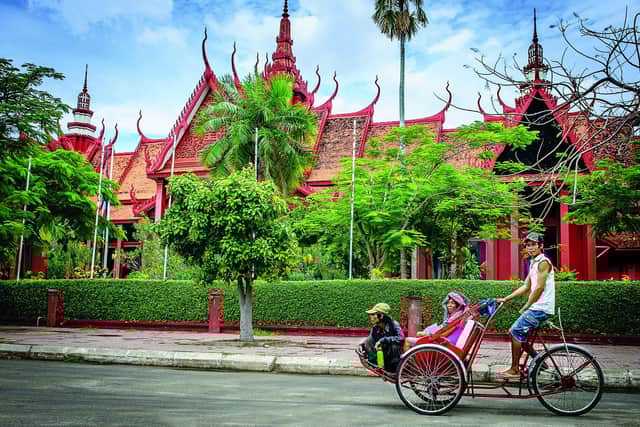 Phnom Penh, the capital of Cambodia. Image: AmaWaterways
