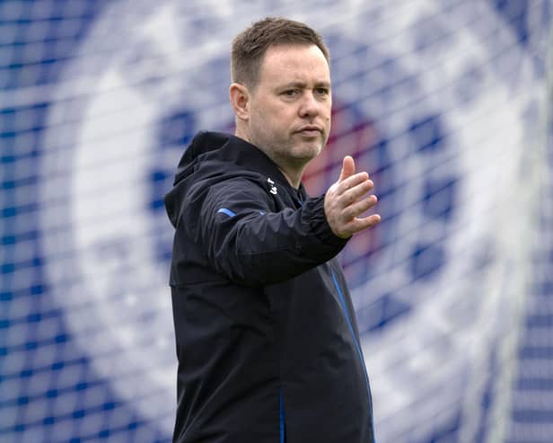 Rangers manager Michael Beale.