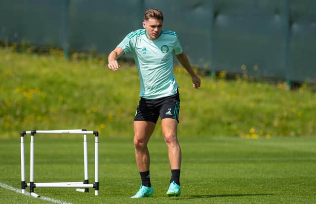 Celtic's James Forrest says he has been impressed by Ange Postecoglou's training as he backs the new manager's over his rebuild and refuses to dwell on events in Midtjylland.(Photo by Ross MacDonald / SNS Group)
