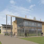 A CGI of the new lab building being constructed at the Edinburgh Technopole campus in Midlothian.