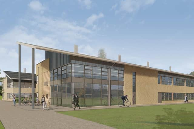 A CGI of the new lab building being constructed at the Edinburgh Technopole campus in Midlothian.