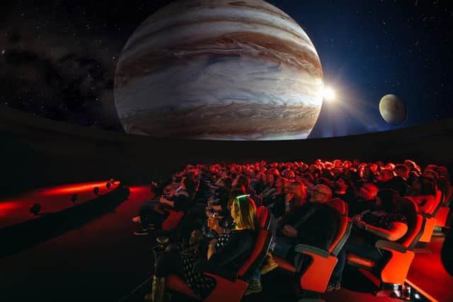 Dynamic Earth is home to a number of exhibitions and interactive experiences – the Planetarium runs a programme of films and events all year round