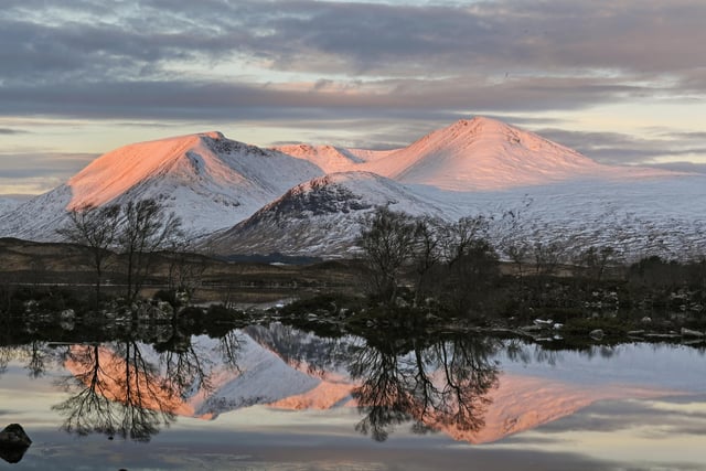 A wintry Glen Coe.