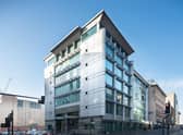 The existing Princes House office building in Glasgow, which was originally constructed in the mid-1960s and is the former home of Lloyds Banking Group, and more recently Barclays. Picture: McAteer Photograph