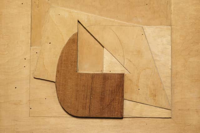 Detail from Relief Construction in Wood by Margaret Mellis PIC: National Galleries of Scotland