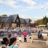 An illustration of how Flamingo Land at Loch Lomond would appear