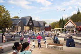 An illustration of how Flamingo Land at Loch Lomond would appear