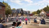 An illustration of how Flamingo Land at Loch Lomond would appear