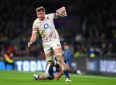 Ollie Chessum in action against Scotland at Twickenham. Photo: Getty Images.