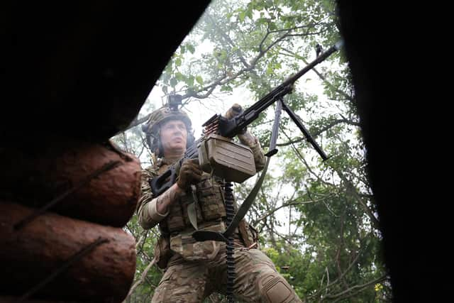 Ukraine may need to consider preparing for guerrilla warfare against Russian forces if they make further gains (Picture: Anatolii Stepanov/AFP via Getty Images)