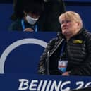 British curler and BBC commentator Rhona Martin, now Rhona Howie, during the Women's Gold Medal Game. (Photo: Andrew Milligan/PA Wire)