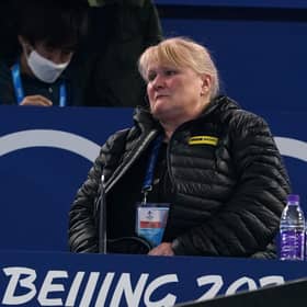 British curler and BBC commentator Rhona Martin, now Rhona Howie, during the Women's Gold Medal Game. (Photo: Andrew Milligan/PA Wire)
