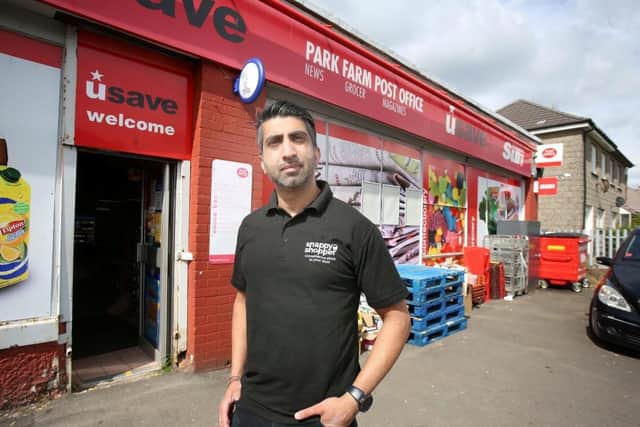 Father-of-three Sanjay Singh, who runs the USave store in Port Glasgow, has been left shocked after the confrontation