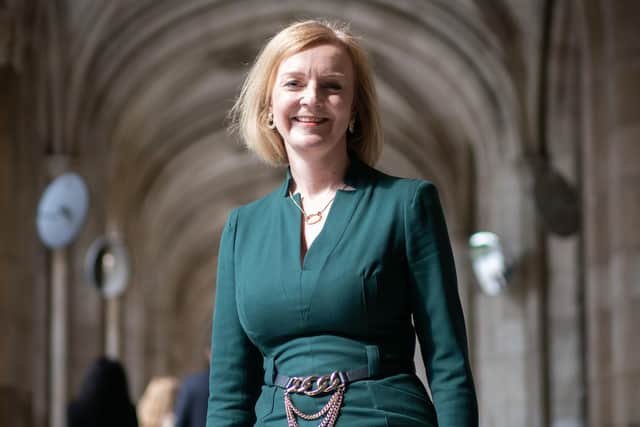 Foreign Secretary Liz Truss, above, qualified for the Conservative membership vote with fewer votes than fellow contender Chancellor Rishi Sunak. Picture: Stefan Rousseau/PA Wire