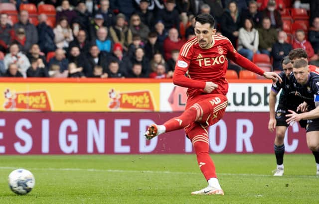 Aberdeen striker Bojan Miovski is in the running for the SFWA player of the year prize.