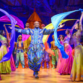 Yeukayi Ushe is playing the genie in Disney's production of Aladdin, which is running at the Edinburgh Playhouse until 18 November. Picture: Deen Van Meer