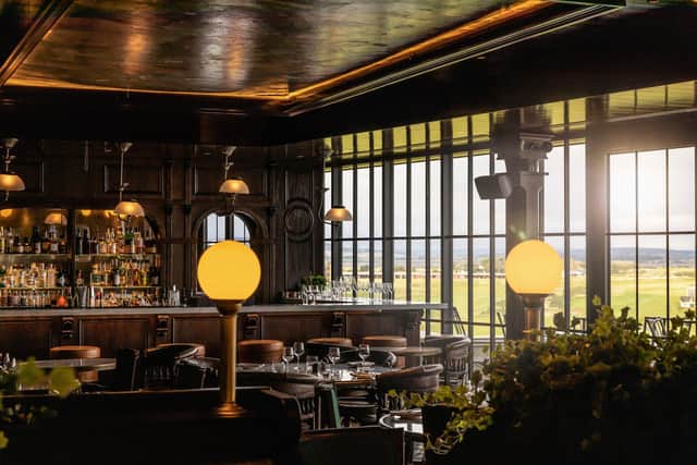 The 18 restaurant with a cocktail bar and balcony overlooking The Old Course. PIc: Contributed