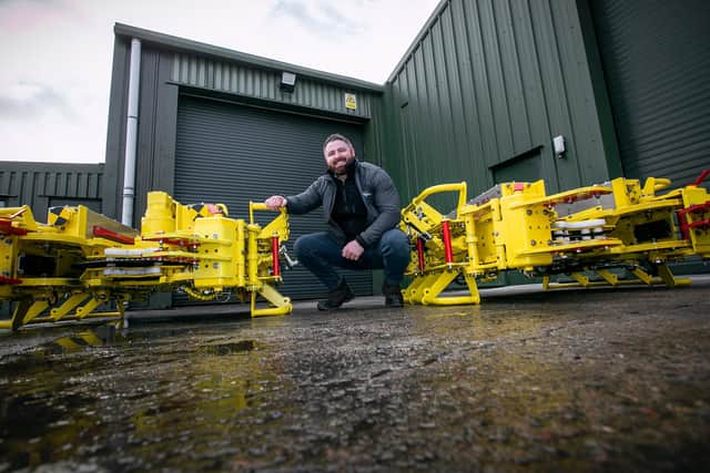 Decom Engineering’s managing director Sean Conway at the firm’s new Aberdeen base. Picture: Rory Raitt