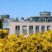 The Higgs Centre for Innovation next to Edinburgh's landmark Royal Observatory. Picture: Jason Cowan
