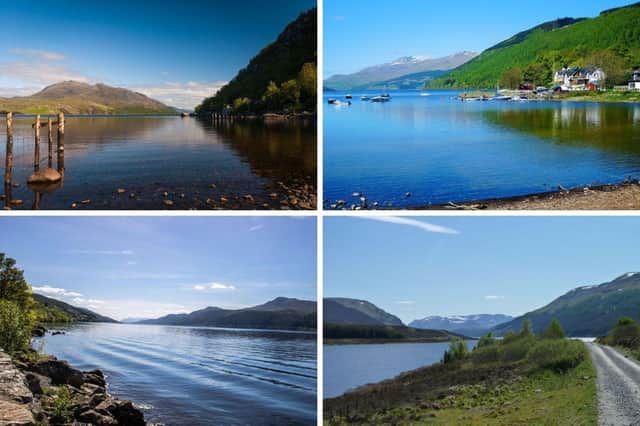 Views of some of Scotland's largest lochs.