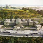 The former Royal High School on Edinburgh's Calton Hill is set to be turned into a new 'world-class centre for music education and public performance.' Image: Richard Murphy Architects