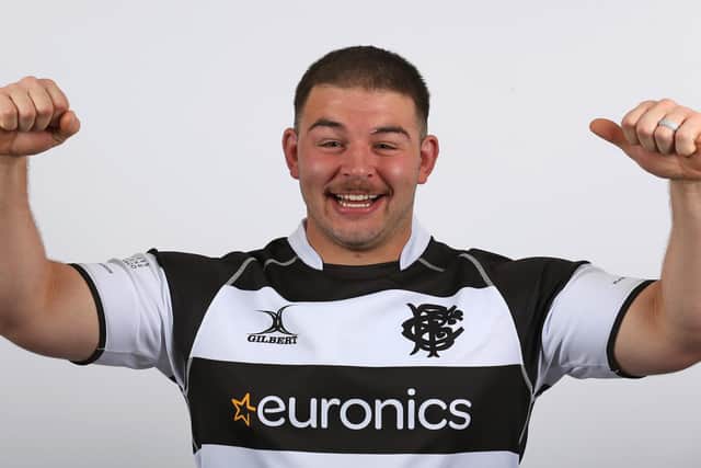 Glasgow and Argentina prop Enrique Pieretto will start for the Barbarians. (Photo by Steve Bardens/Getty Images for Barbarians)