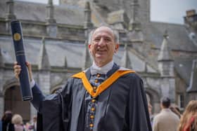 Armando Iannucci received an honorary degree from the University of St Andrews earlier this month. Picture: University of St Andrews