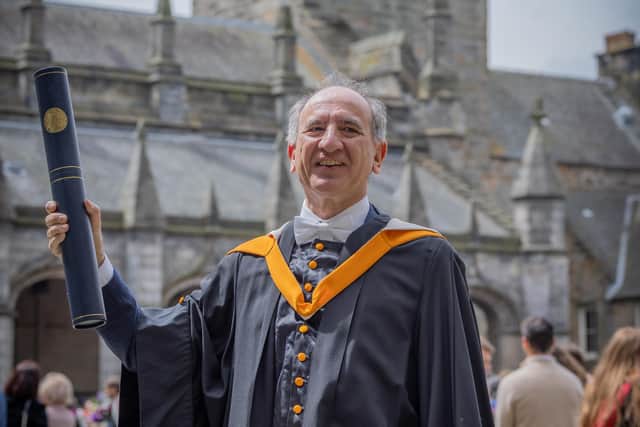 Armando Iannucci received an honorary degree from the University of St Andrews earlier this month. Picture: University of St Andrews