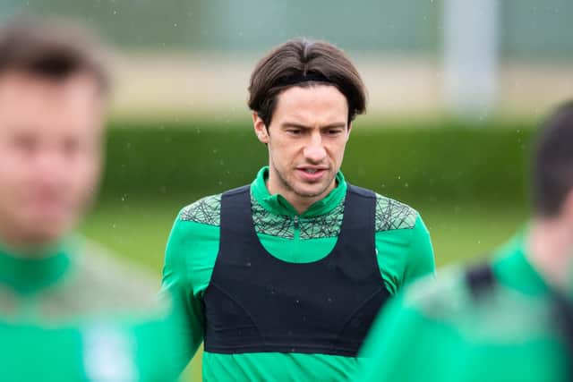 Joe Newell says Hibs have bounced back from recent disappointments and are full of self-belief ahead of Celtic match. Photo by Mark Scates/SNS Group