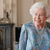 Queen Elizabeth II attends an audience with the President of Switzerland Ignazio Cassis at Windsor Castle on April 28th 2022 in Windsor. Photo: Dominic Lipinski - WPA Pool/Getty Images.