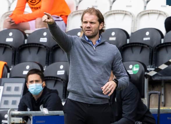 Hearts manager Robbie Neilson during the win at St Mirren.
