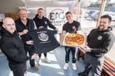 Franchise agreement: from left, Philip Adams, Murray Morrison, Ashley Adams, Glen Morrison and Calum Wright. Picture by Michal Wachucik/Abermedia