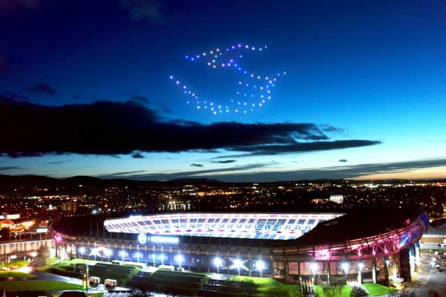 Murrayfield Stadium was among the famous Edinburgh landmarks to feature in the 15-minute film.