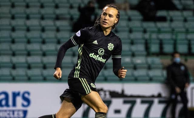 Diego Laxalt netted a late equaliser for Celtic away to Hibs this past weekend. Picture: SNS