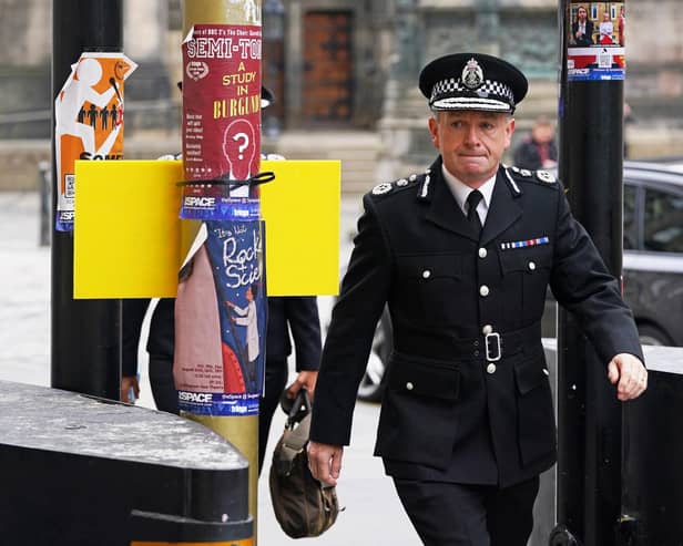 Chief Constable Sir Iain Livingstone admitted that Police Scotland is 'institutionally racist'