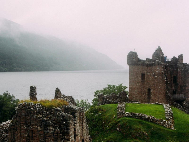 Loch Ness rests 20 miles southwest of Inverness, the capital of the Scottish Highlands, and is the home to the elusive and world-famous cryptid the Loch Ness Monster. Here you will also find Urquhart Castle, a 1,000-year-old settlement that sits in ruin but stands to tell the colourful tales of Scotland's dark history.
