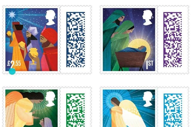 Royal Mail has released a Christmas stamp collection featuring the Queen’s silhouette for the final time.