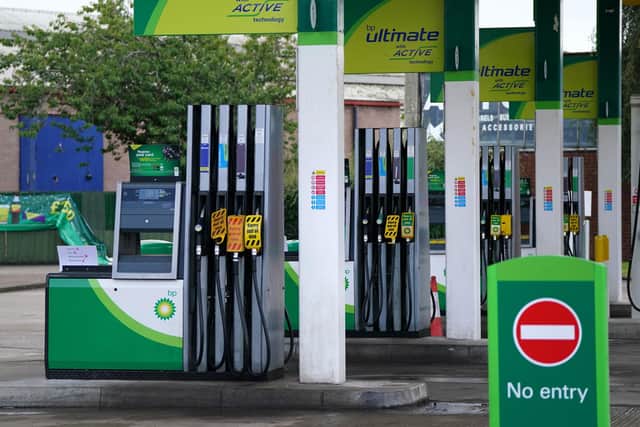 Army tanker drivers have been put on standby in preparation to deliver fuel in order to ease the chaos at petrol stations. (Picture credit: Andrew Milligan/PA Wire)