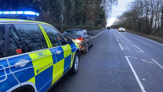 Public perception is there are few police patrolling Scotland's roads.